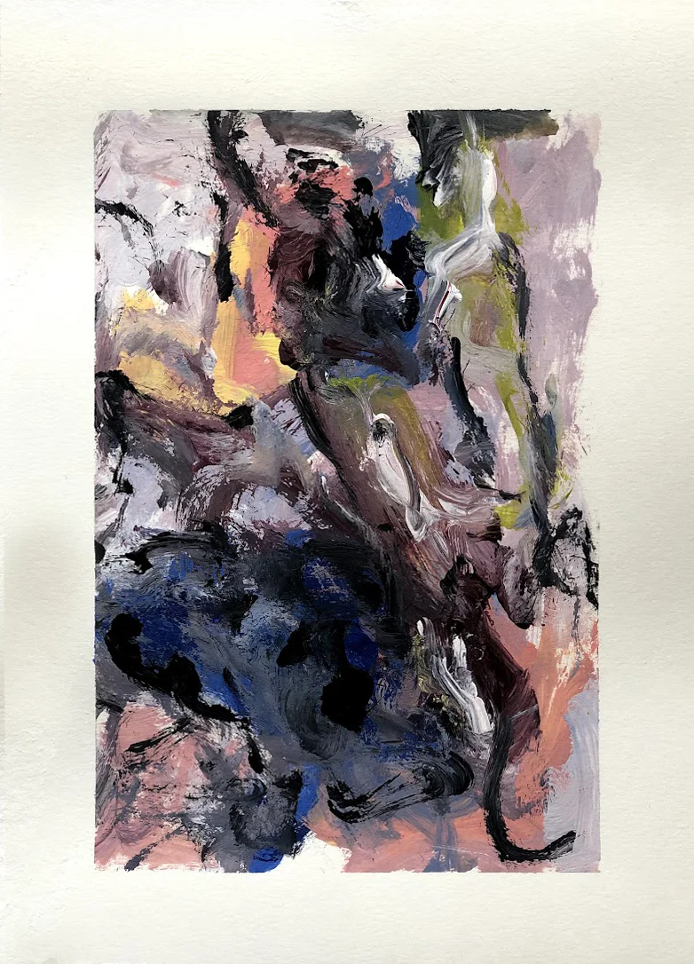 CHIAROSCURO | Acrylic on paper