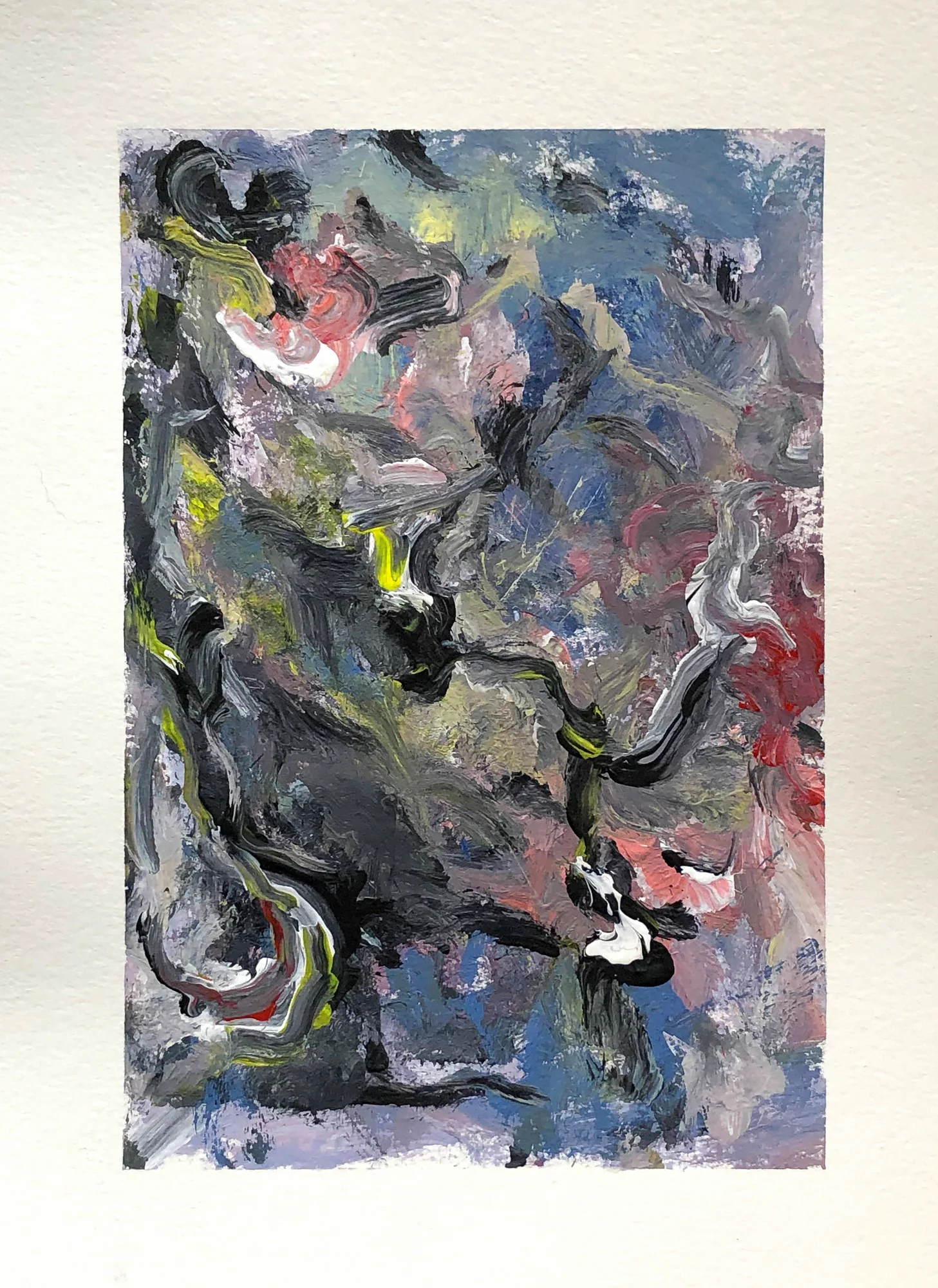 CONTRALUZ | Acrylic on paper